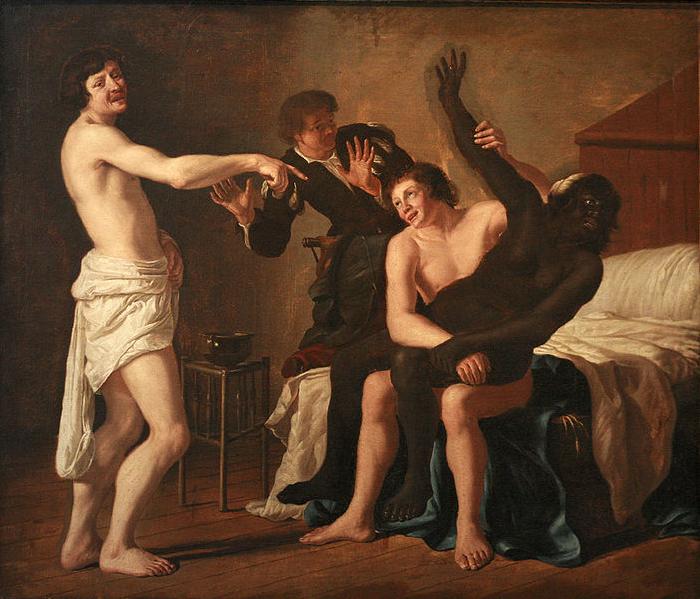 GRAMATICA, Antiveduto Rape of the negro girl oil painting image